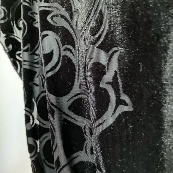 WHITE HOUSE BLACK MARKET Black Velvety Dolman Sleeve Holiday Cocktail Dress S - Picture 8 of 12